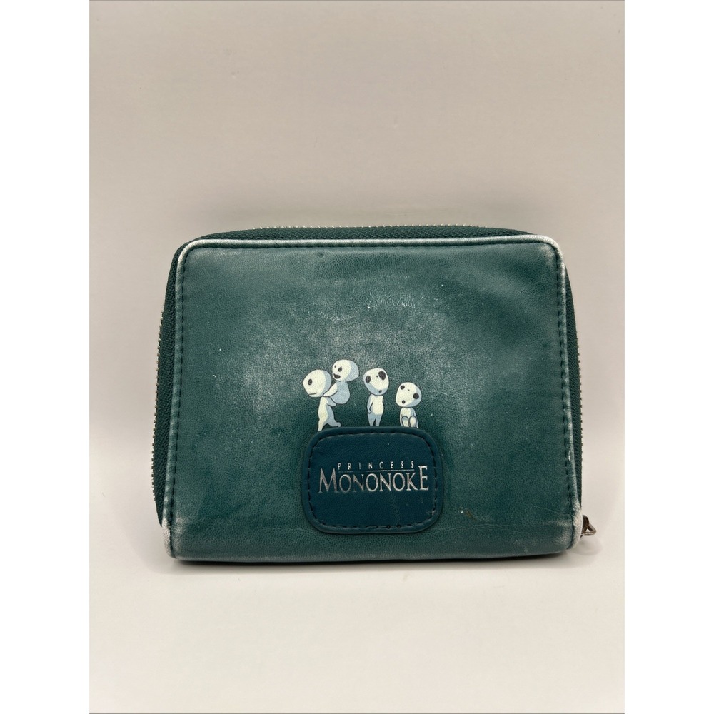 Princess Mononoke Kodama Studio Ghibli Wallet – Teal Zip Wallet